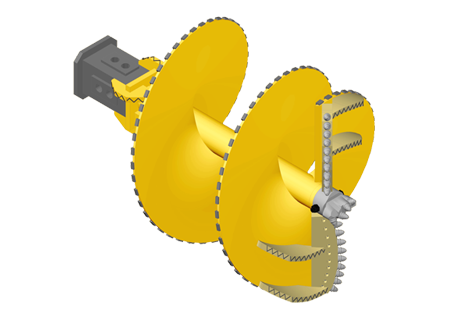 RA-H2 Double Start Auger